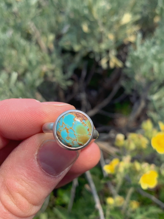 Pale Blue Dot Ring  - size 6