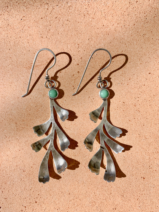 Artemisia Tridentata - Sterling Silver and Variscite